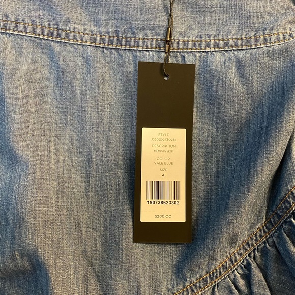 Veronica beard Memphis Denim skirt - Picture 8 of 9